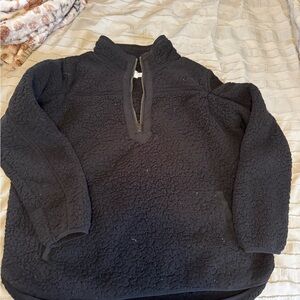 Time and Tru Black Fleece Jacket